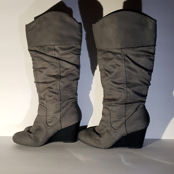 Rampage Wedge Boots, size 5, Brown-Grey - Picture 3 of 4